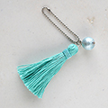 レース糸で作るタッセルチャーム