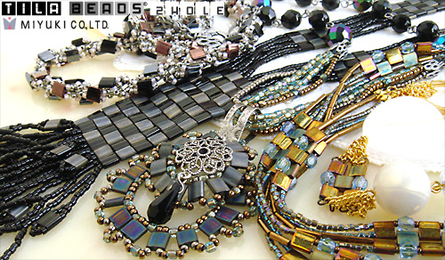 TILA BEADS ティラビーズを使った作品サンプル