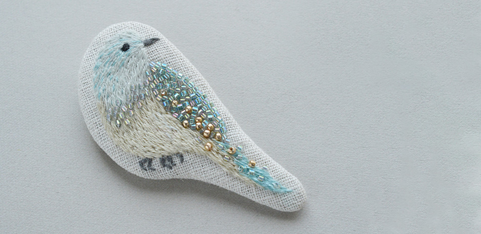 Blue Bird Brooch（青い鳥のブローチ）