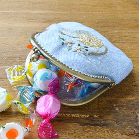  Foodie Mouse Purse（くいしんぼうネズミのがま口）