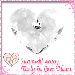 スワロフスキー・エレメント #6264 Turly In Love Heart